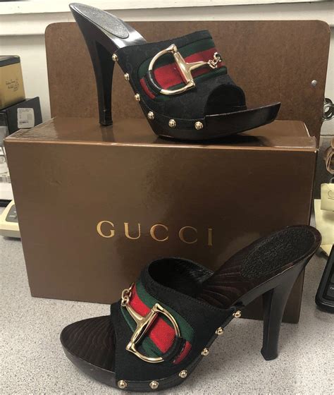 used gucci heels|Gucci heels open toe.